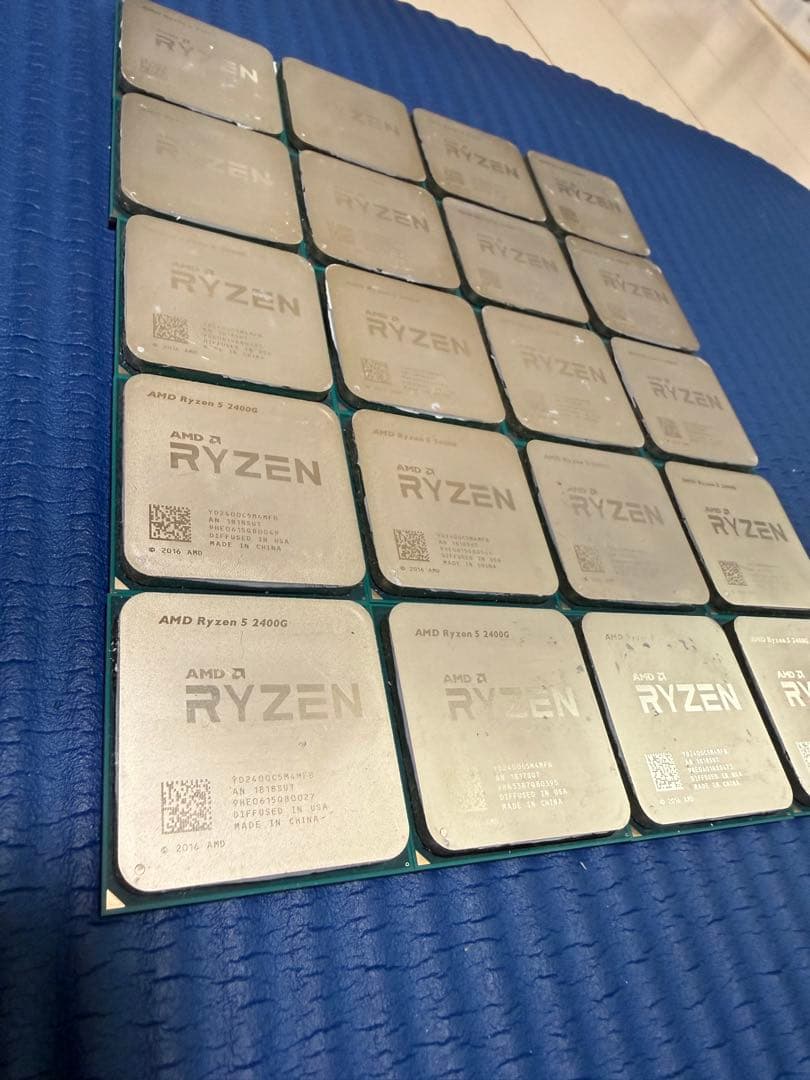 RYZEN AMD RYZEN 5 2400Gジャンク品まとめて20枚