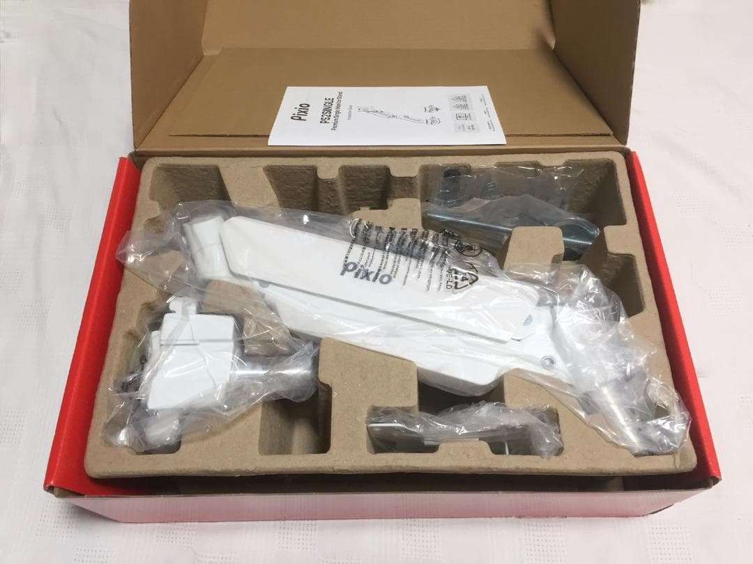 【新品】Pixio PS2S White モニターアーム ホワイト/白 シングル
