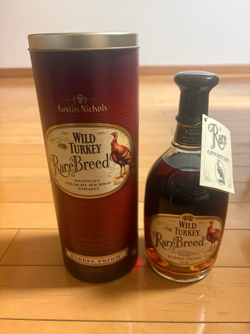 【美品】ワイルドターキー 750ml バーボンウイスキー未開封