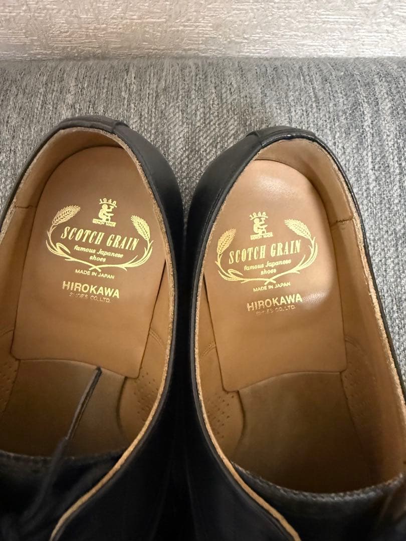 スコッチグレイン　ストレートチップ