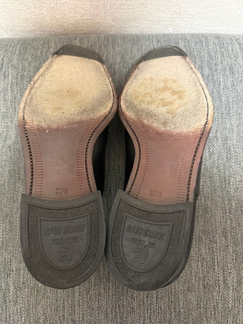 スコッチグレイン　ストレートチップ