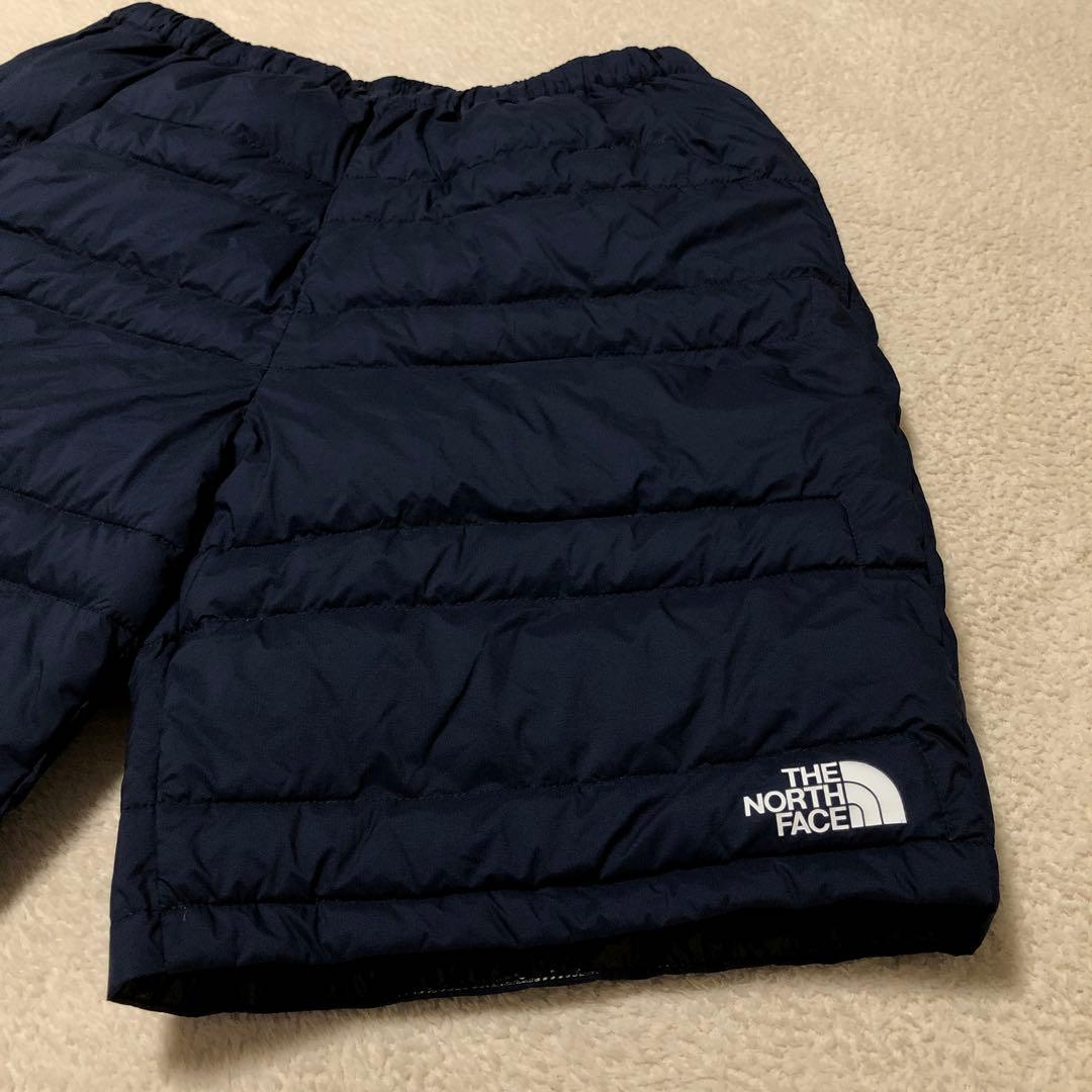 美品　ザノースフェイス　サンダーショーツ　ダウンショーツ　ネイビー　XL