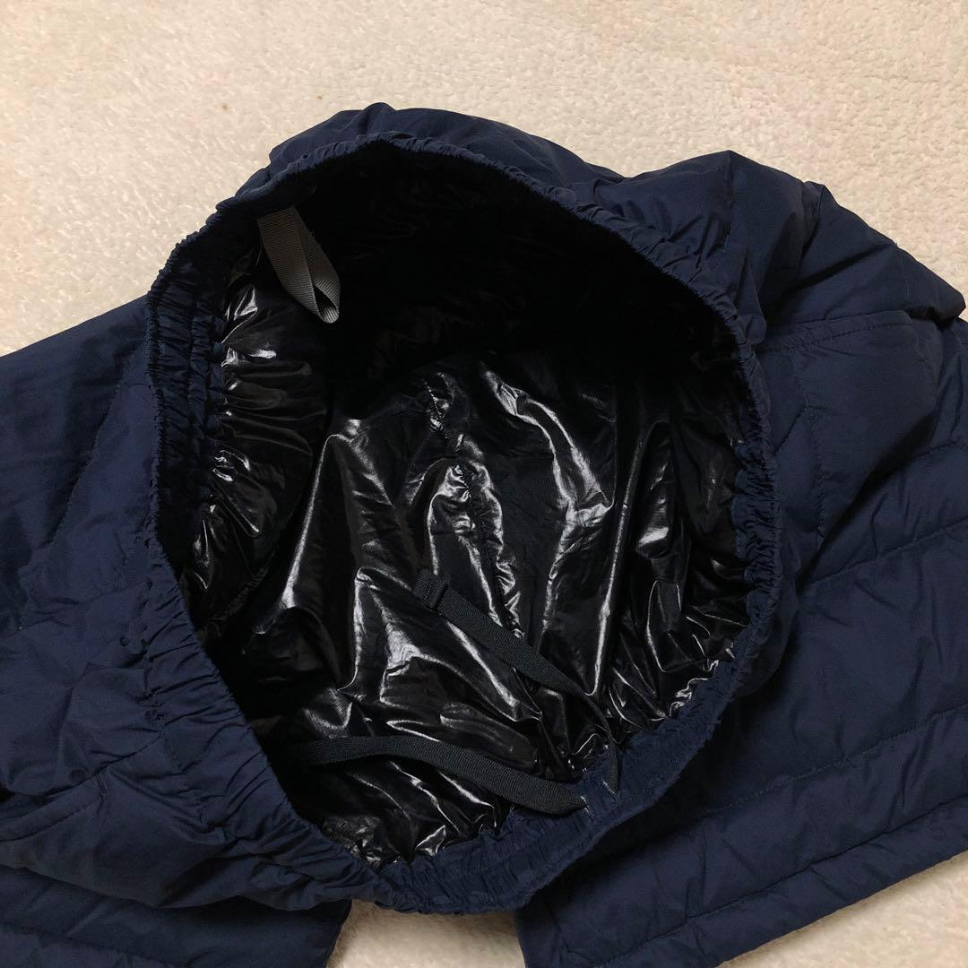 美品　ザノースフェイス　サンダーショーツ　ダウンショーツ　ネイビー　XL