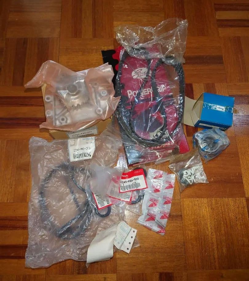 B16Aタイミングベルトセット一式