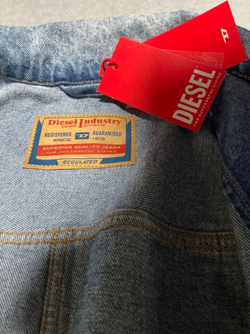 DIESEL D-ROLX デニムカバーオール ジャケット A04074 L