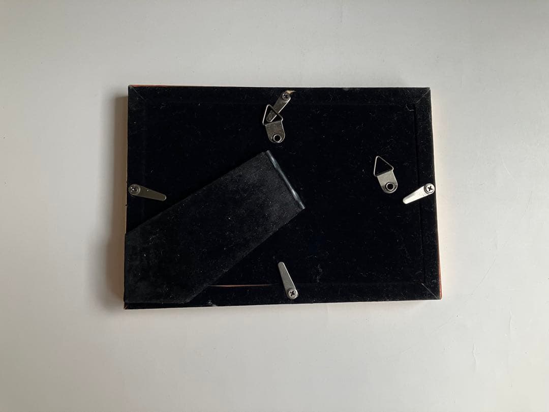 北欧ヴィンテージ　フォトフレーム４点セット　湾曲ガラス　凸ガラス　デンマーク