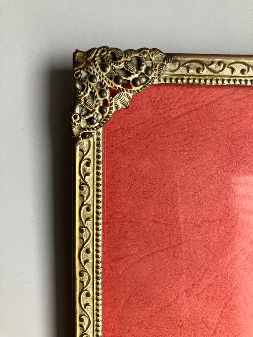 北欧ヴィンテージ　フォトフレーム４点セット　湾曲ガラス　凸ガラス　デンマーク