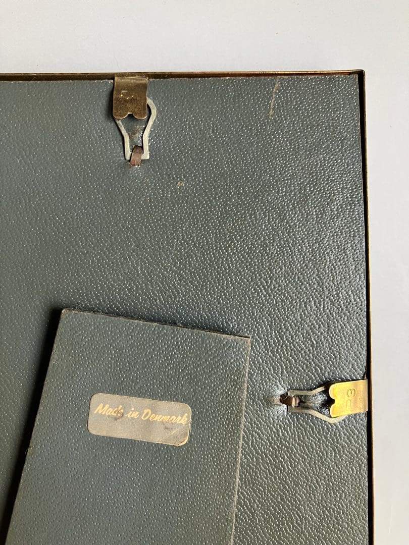 北欧ヴィンテージ　フォトフレーム４点セット　湾曲ガラス　凸ガラス　デンマーク