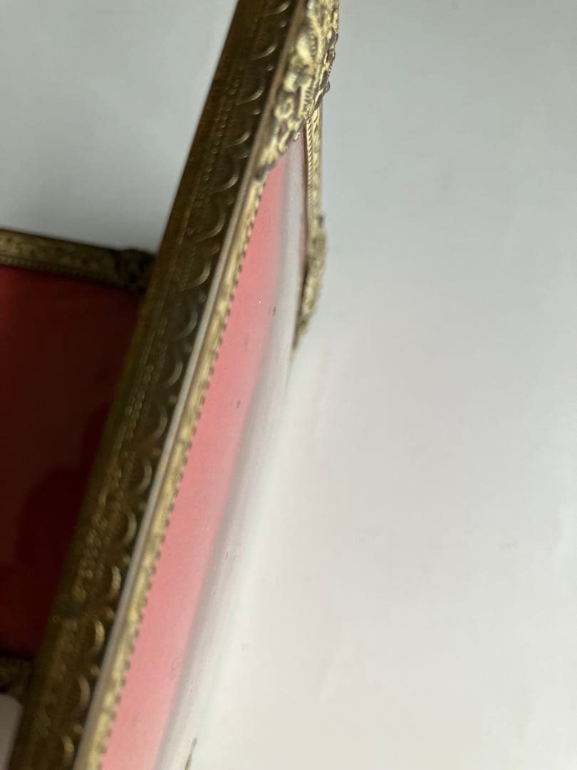 北欧ヴィンテージ　フォトフレーム４点セット　湾曲ガラス　凸ガラス　デンマーク