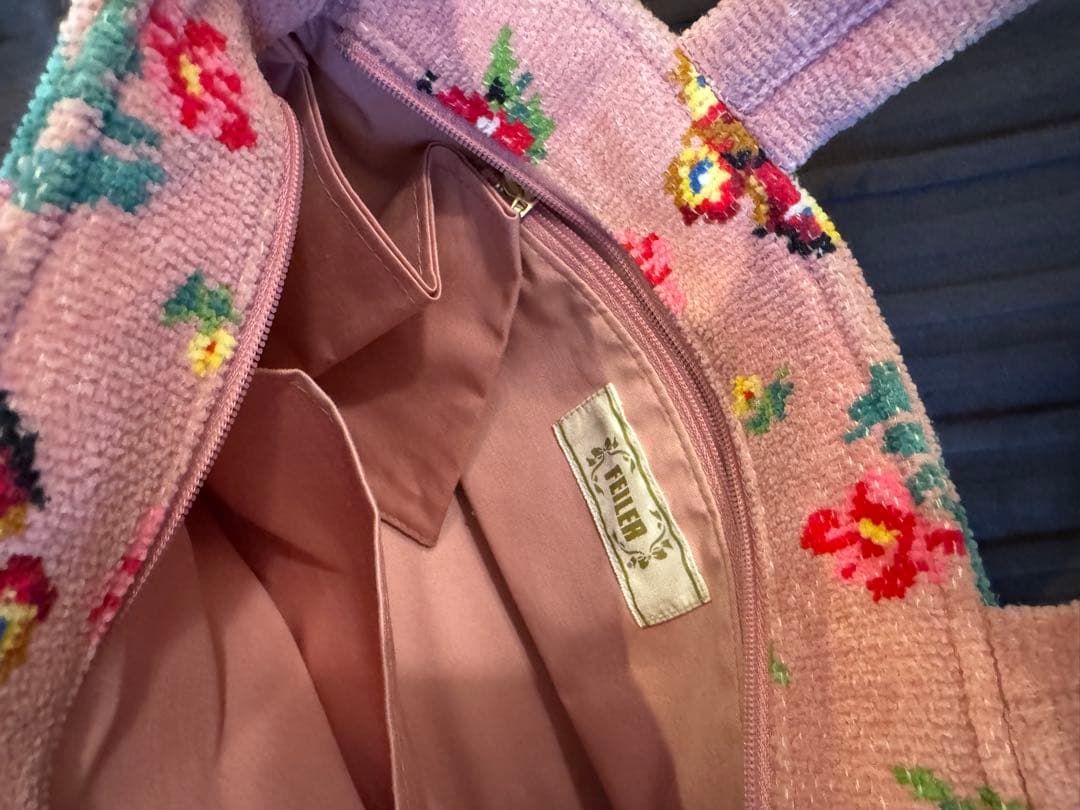 フェイラー　ハイジ　限定ピンクトート