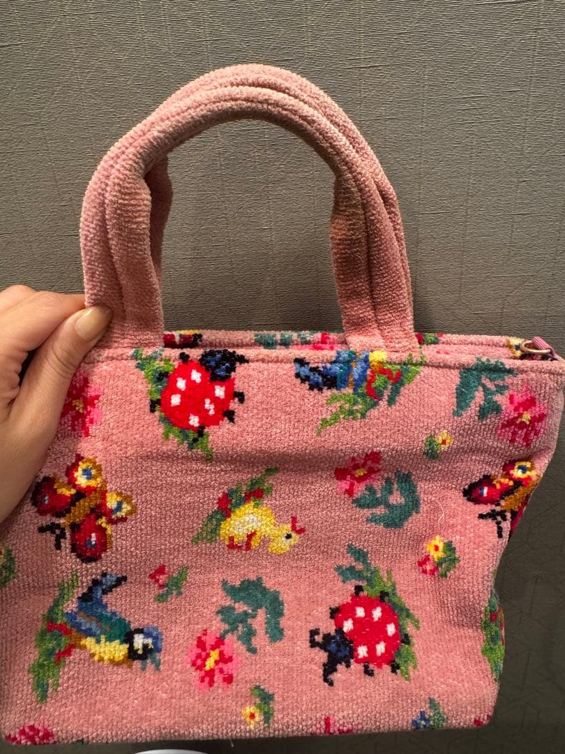 フェイラー　ハイジ　限定ピンクトート