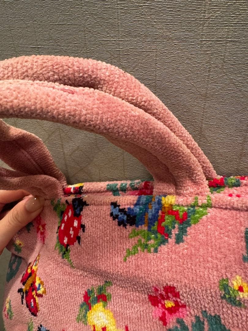 フェイラー　ハイジ　限定ピンクトート