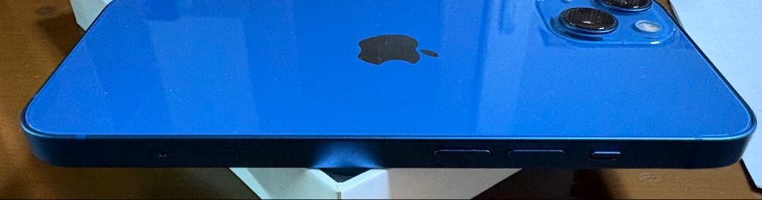 美品　iPhone13 ブルー　100% 128GB
