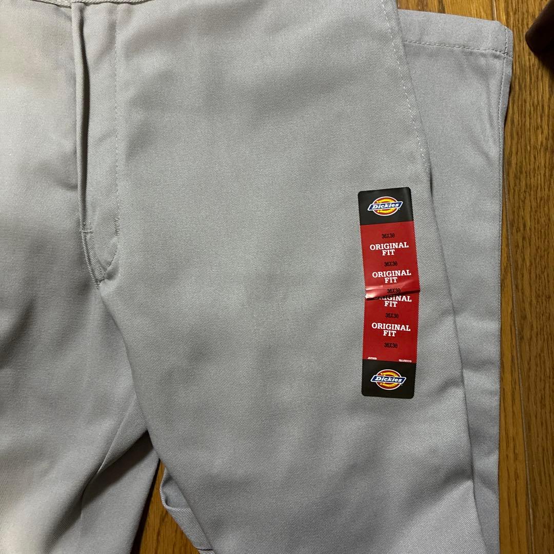 Dickies 874 チノパン 36x30 グレー CHALLENGER