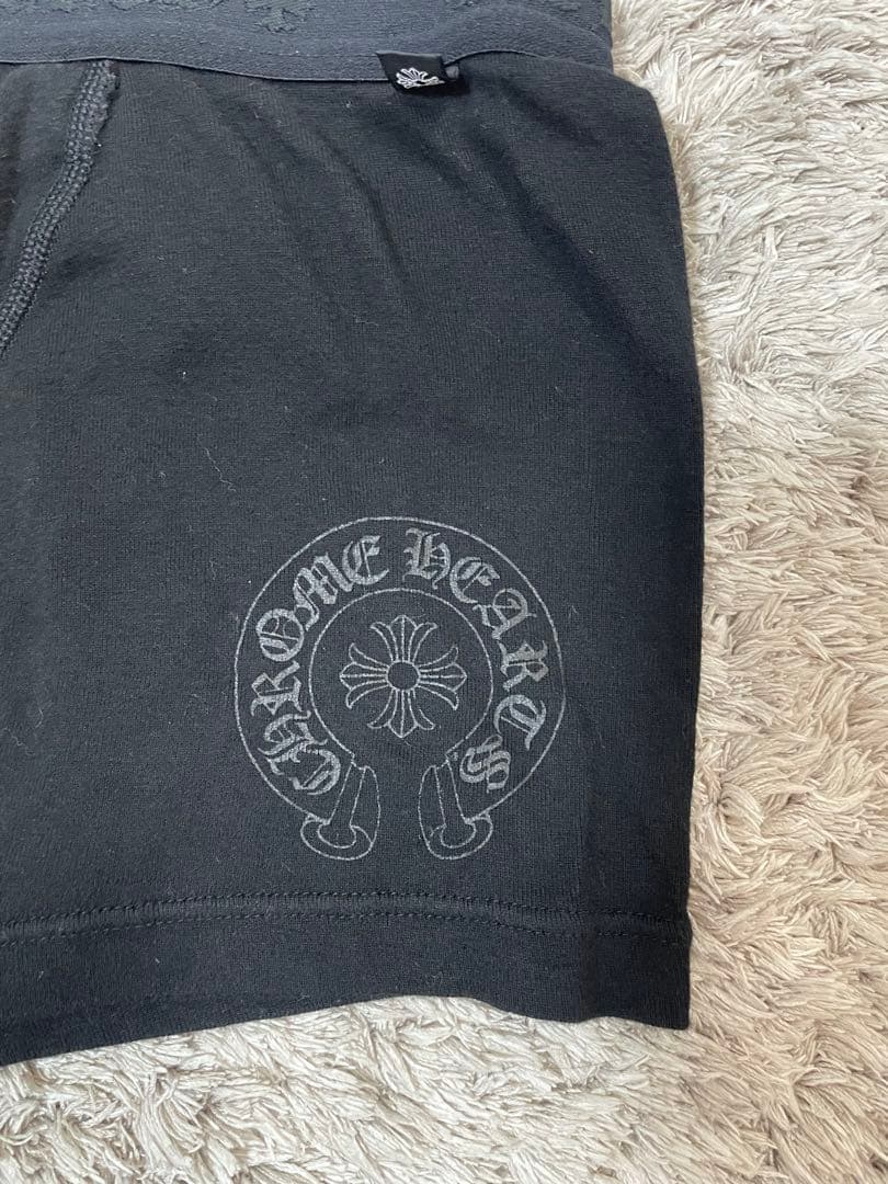 CHROMEHEARTS クロムハーツ ショート ボクサー パンツ 黒 M正規品