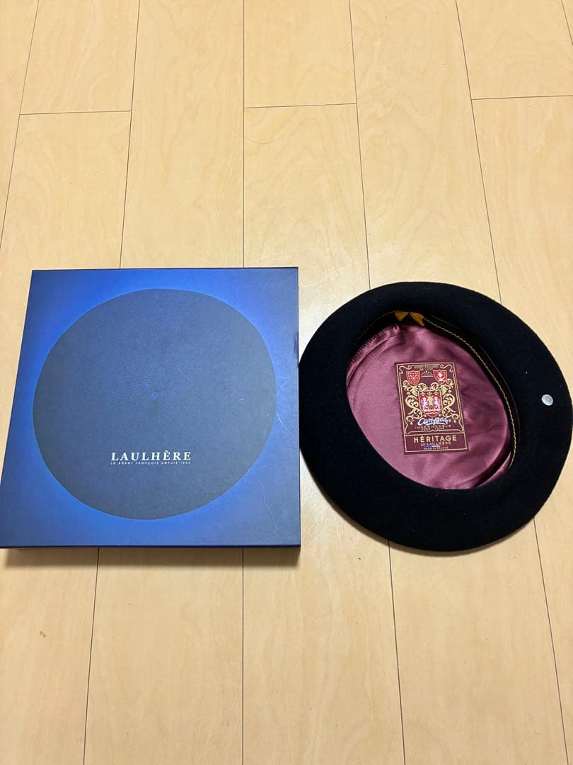 LAULHEREロレールベレー帽　ブラック