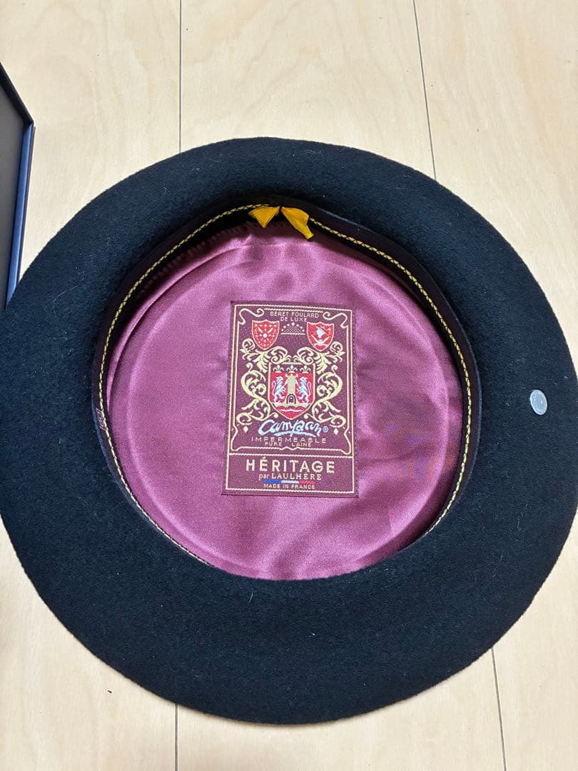 LAULHEREロレールベレー帽　ブラック