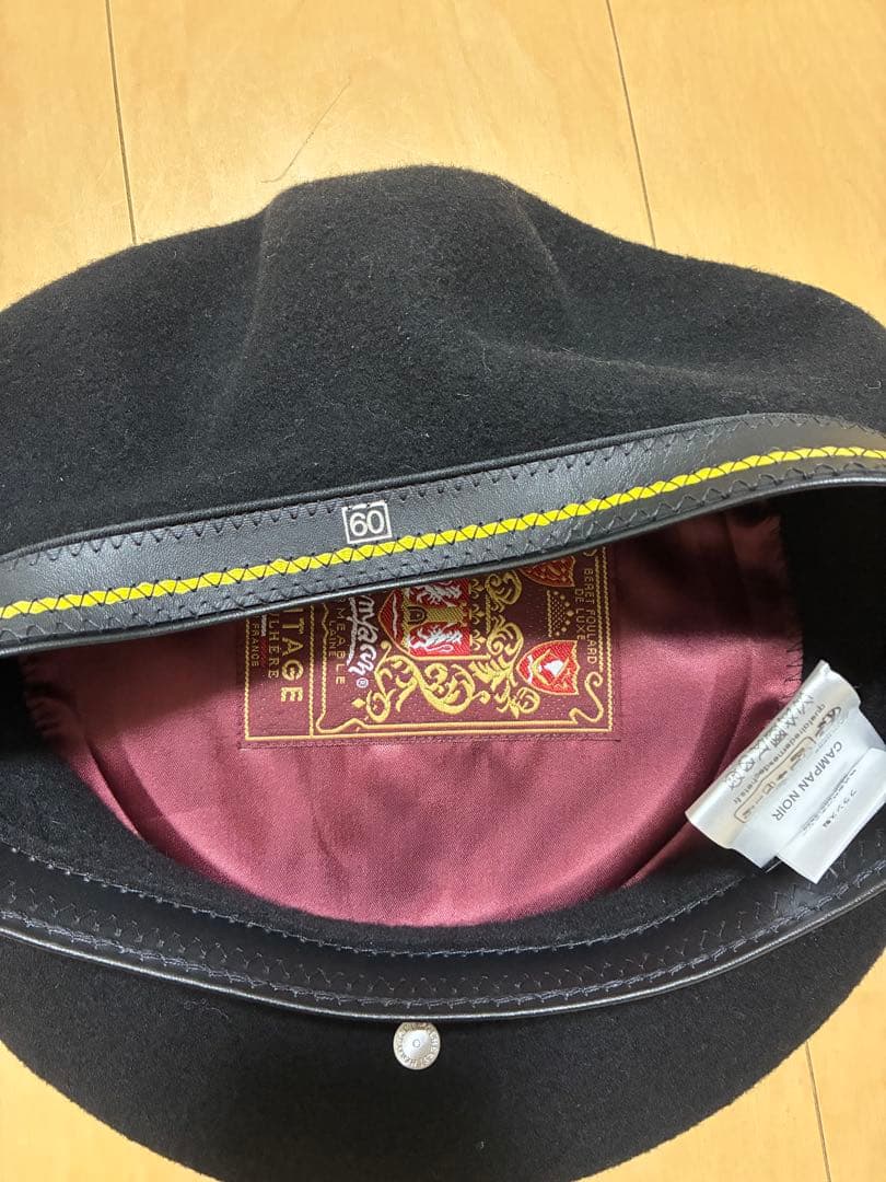 LAULHEREロレールベレー帽　ブラック