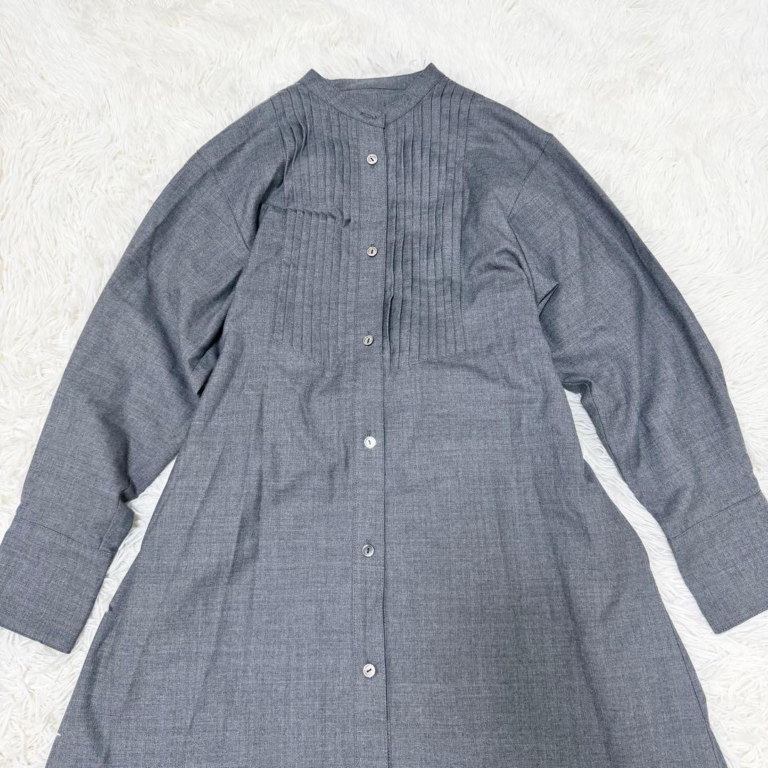 23区 ウールストレッチツイル ピンタック ワンピース CLASSY. コラボ