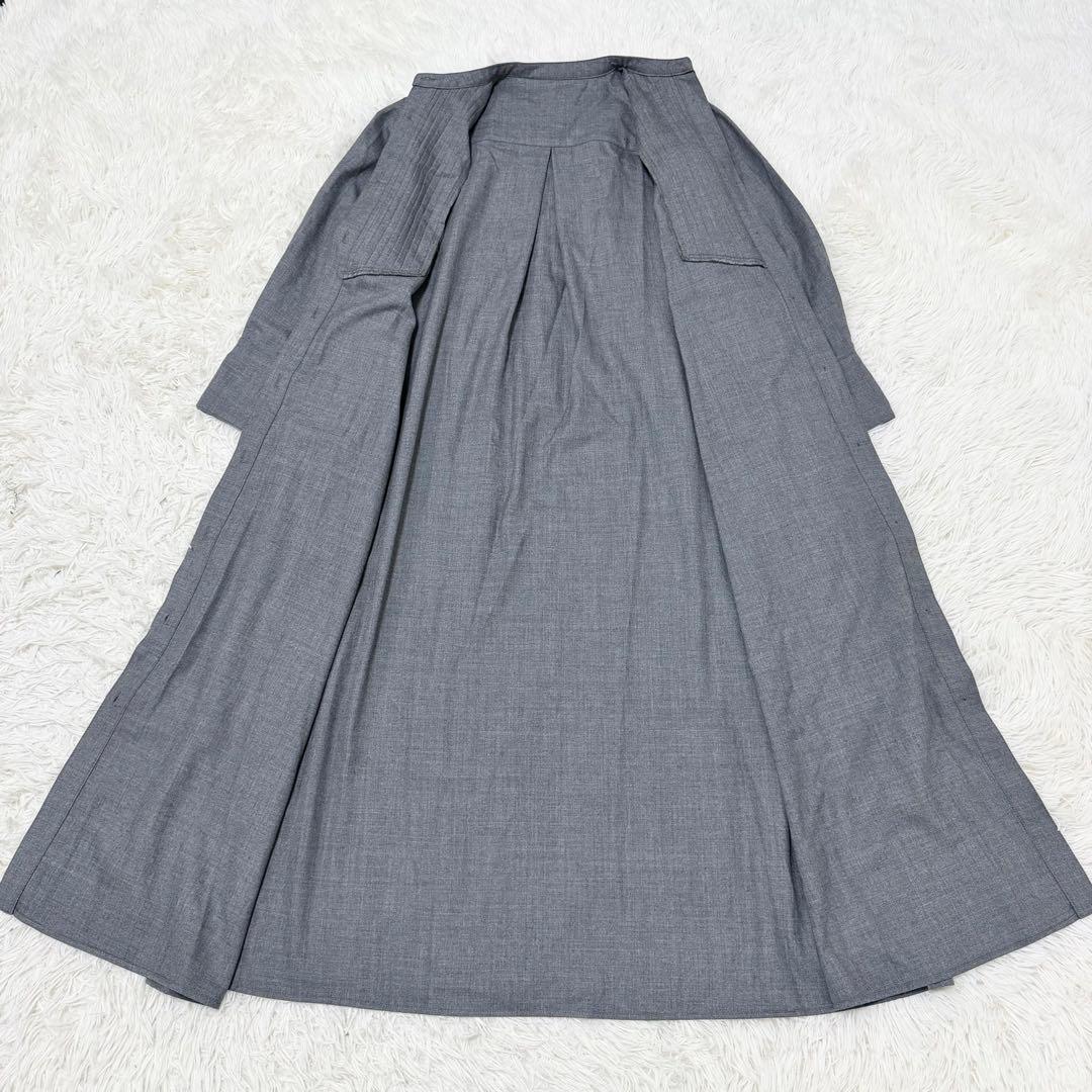 23区 ウールストレッチツイル ピンタック ワンピース CLASSY. コラボ