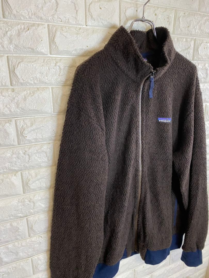 D151 【Patagonia】ジップアップフリースジャケット【メンズ2XL】茶