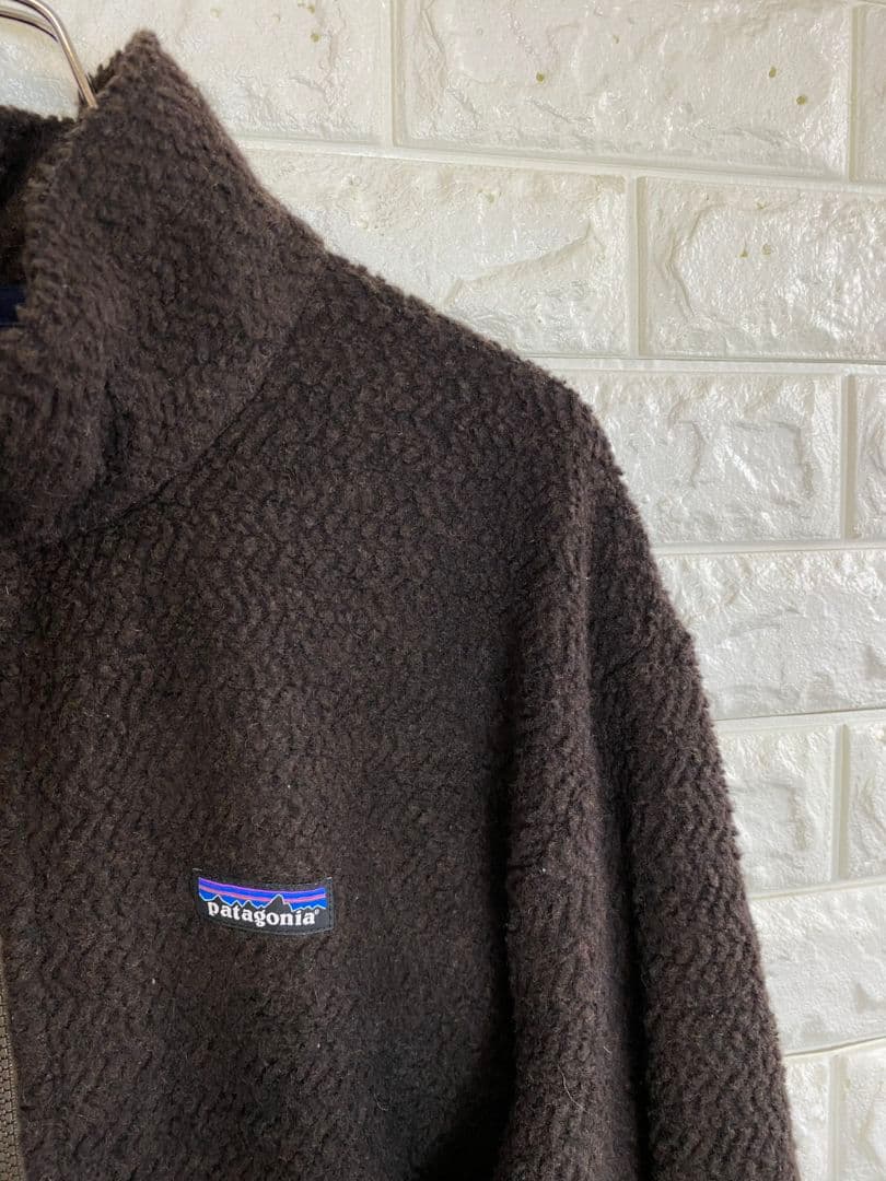 D151 【Patagonia】ジップアップフリースジャケット【メンズ2XL】茶