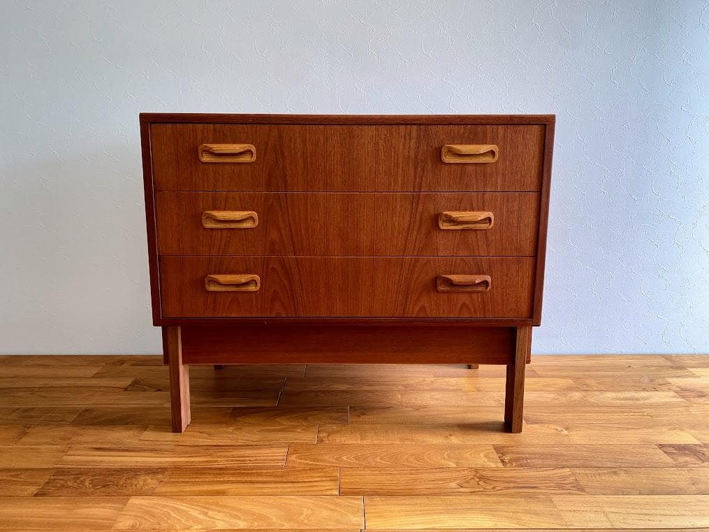 ヴィンテージ G-PLAN ジープラン チーク 3段チェスト 仕上済