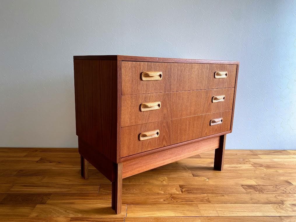 ヴィンテージ G-PLAN ジープラン チーク 3段チェスト 仕上済