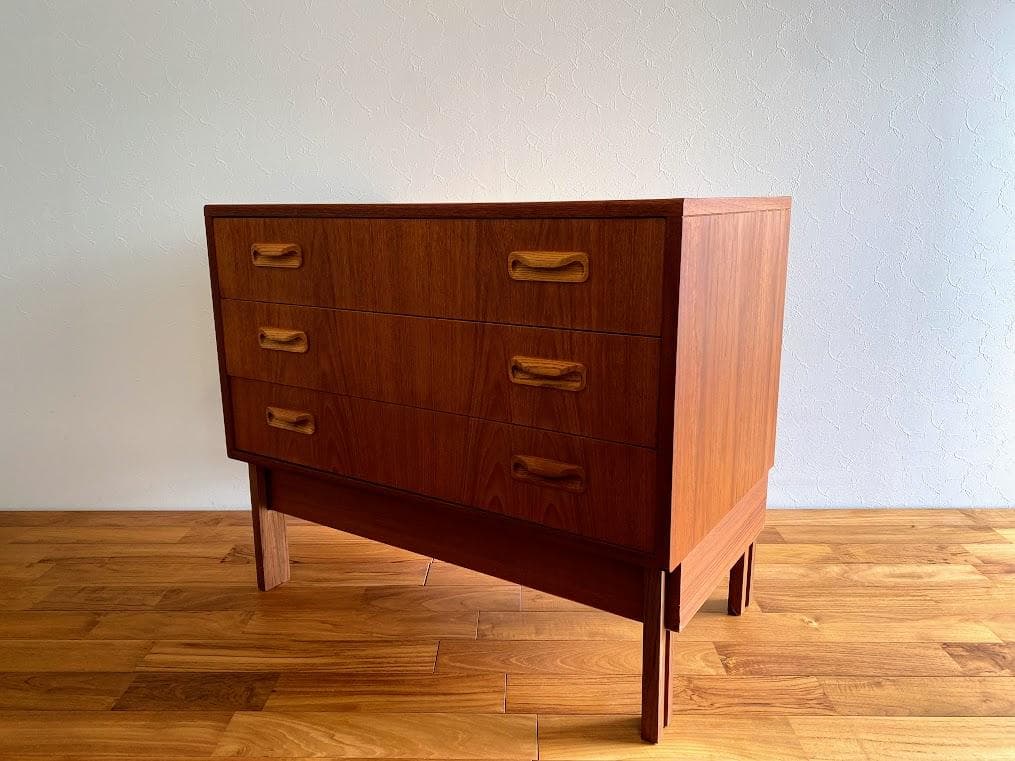 ヴィンテージ G-PLAN ジープラン チーク 3段チェスト 仕上済