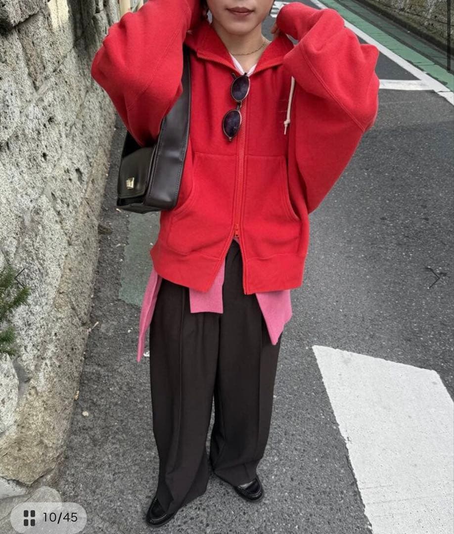 トップス Champion ZIP HOODIE