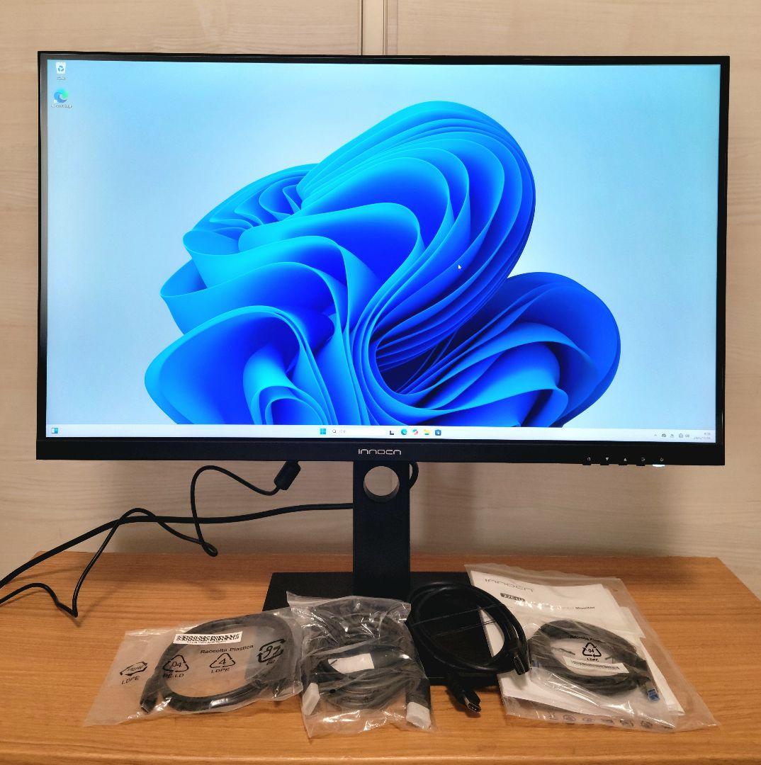美品　INNOCN 27インチ4Kモニター USB-C 65W HDR400