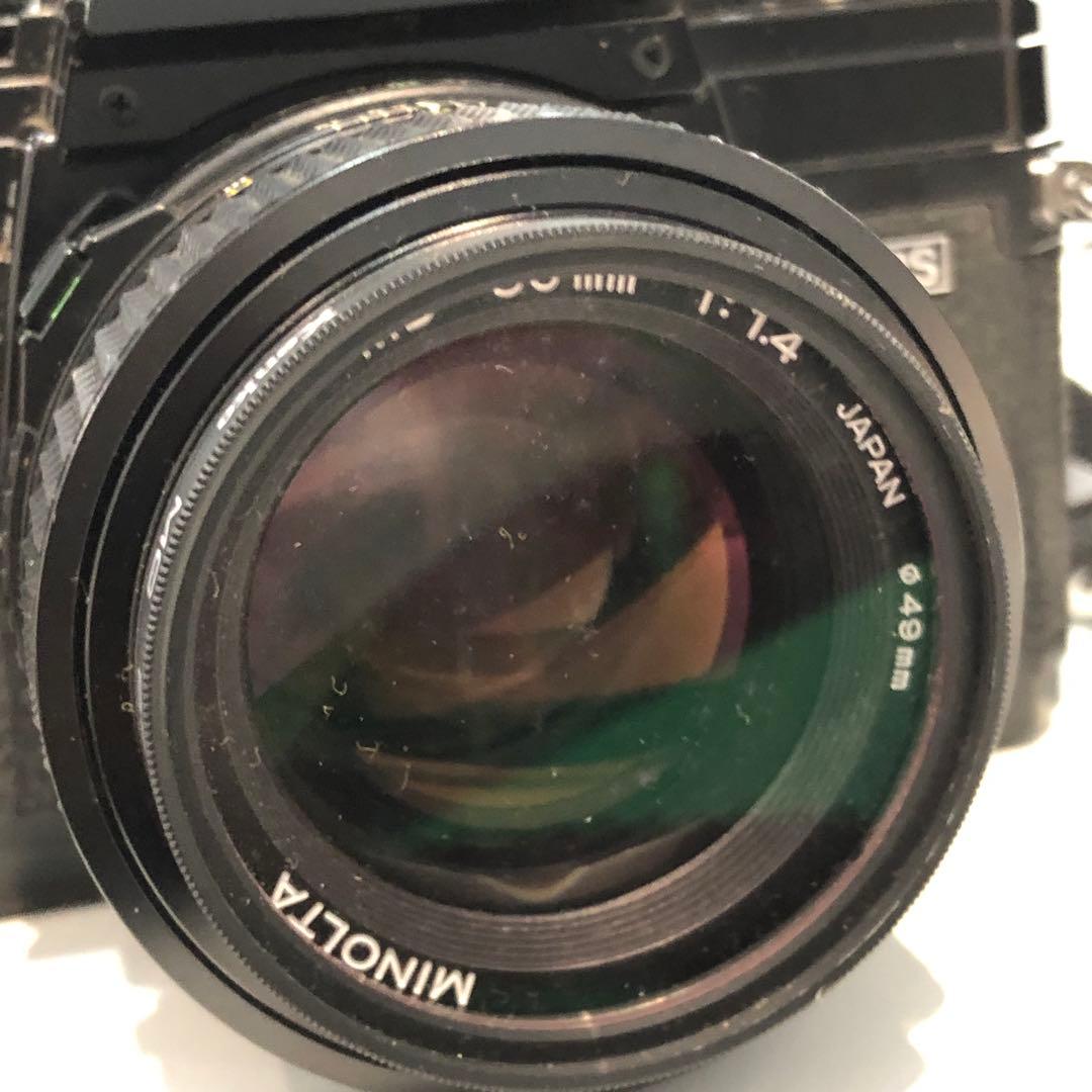 s136 Minolta X-700 一眼レフカメラ レンズ 付属品付き
