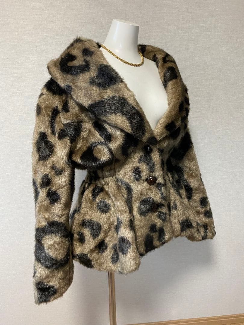 レア alba rosa 平成ギャル アルバローザ レオパード ファーコート