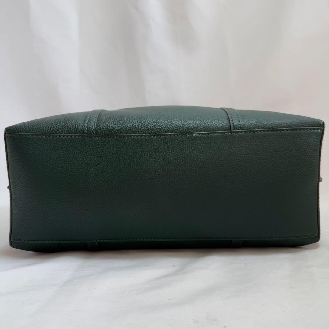 【新品同様】トリーバーチ ペリー トートバッグ レザー 肩掛け A4可 緑