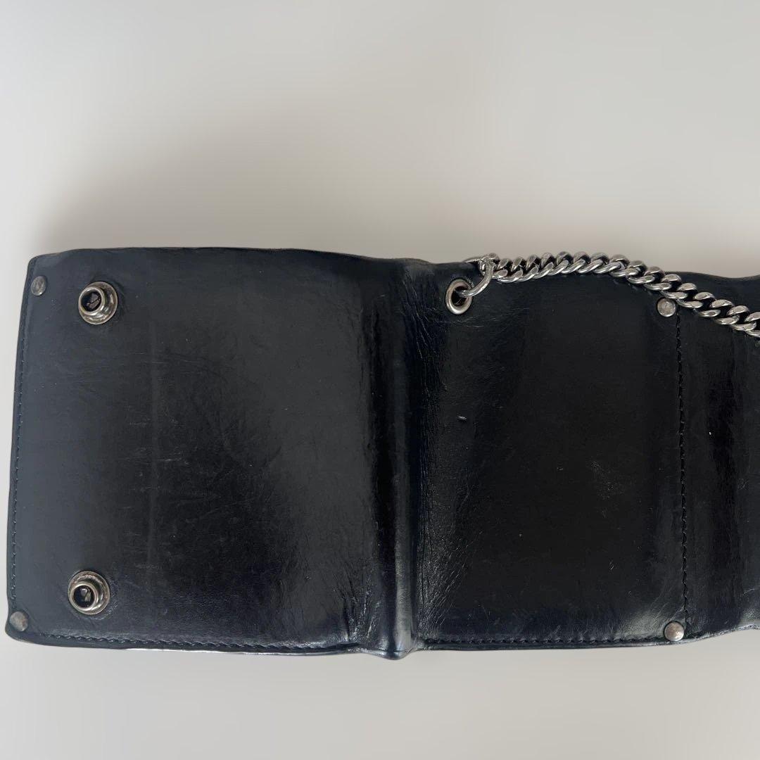 RRL 黒レザー二つ折り財布