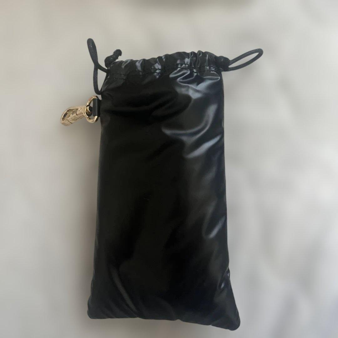 FENDI ブラック スクエア メガネ