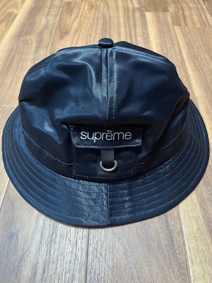 supreme 帽子　バケットハット 黒　ブラック