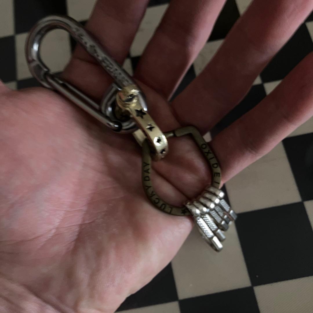 wichardカラビナ ホースシューシャックル&キーリング使用　キーホルダー！