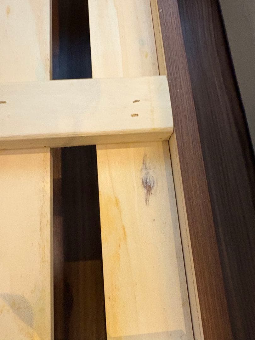 木製ダブルベッドフレーム　大塚家具