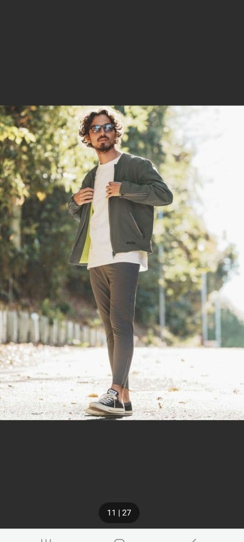 フィルコッド ノーカラージャケット ライダース