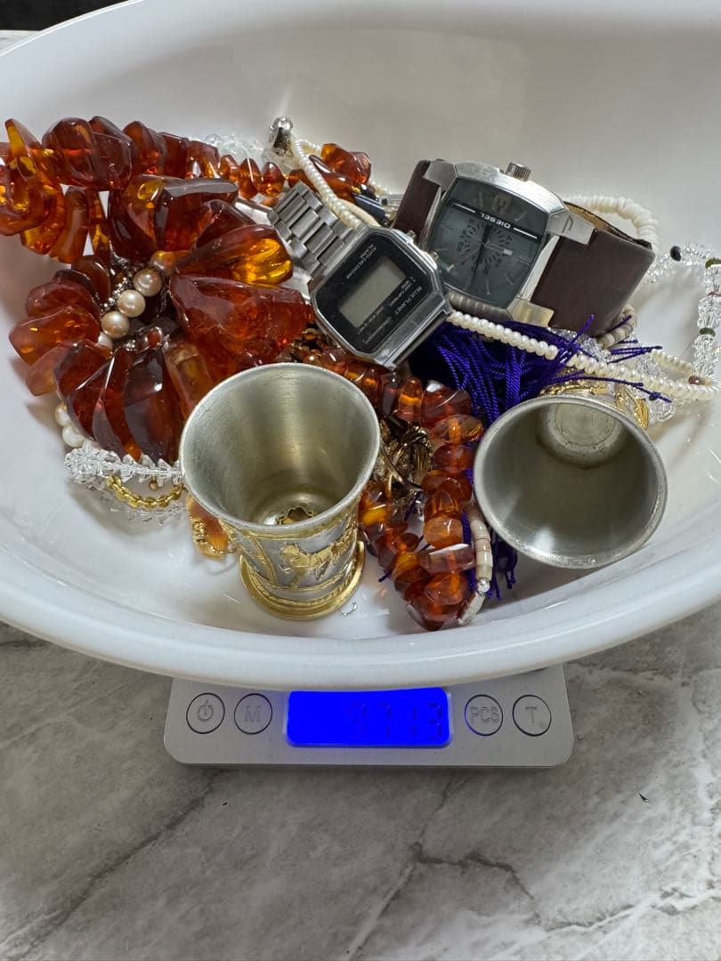 イミテーション　アクセサリー　等　970g以上　まとめ売り