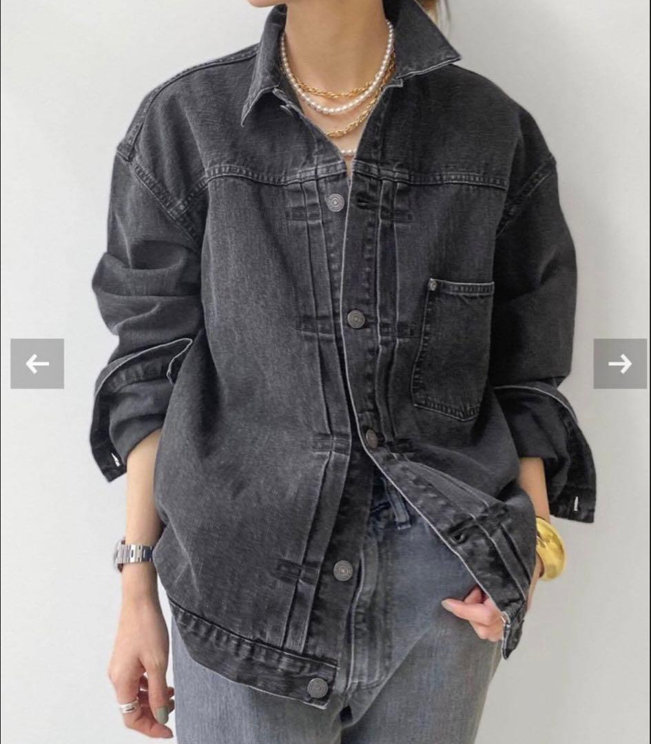 【STAMMBAUM/シュタンバウム】BLACK DENIM JACKET