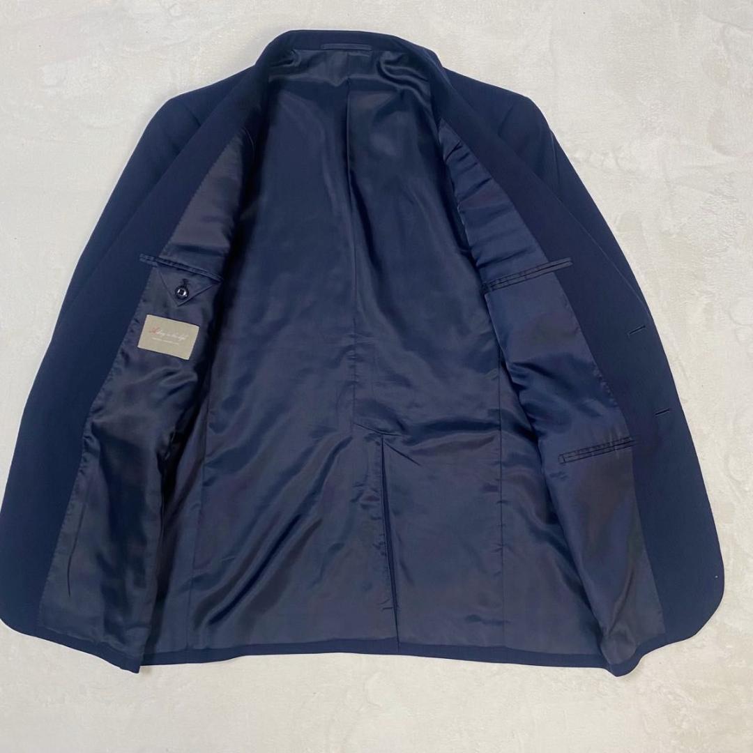 ユナイテッドアローズ スーツ セットアップ ストライプ ネイビー