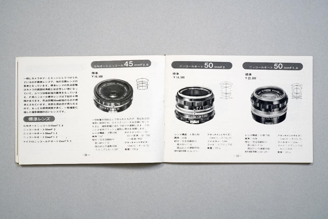 ニコン　カメラガイド　1970年8月1日　カメラ関係総合ガイド　超逸品