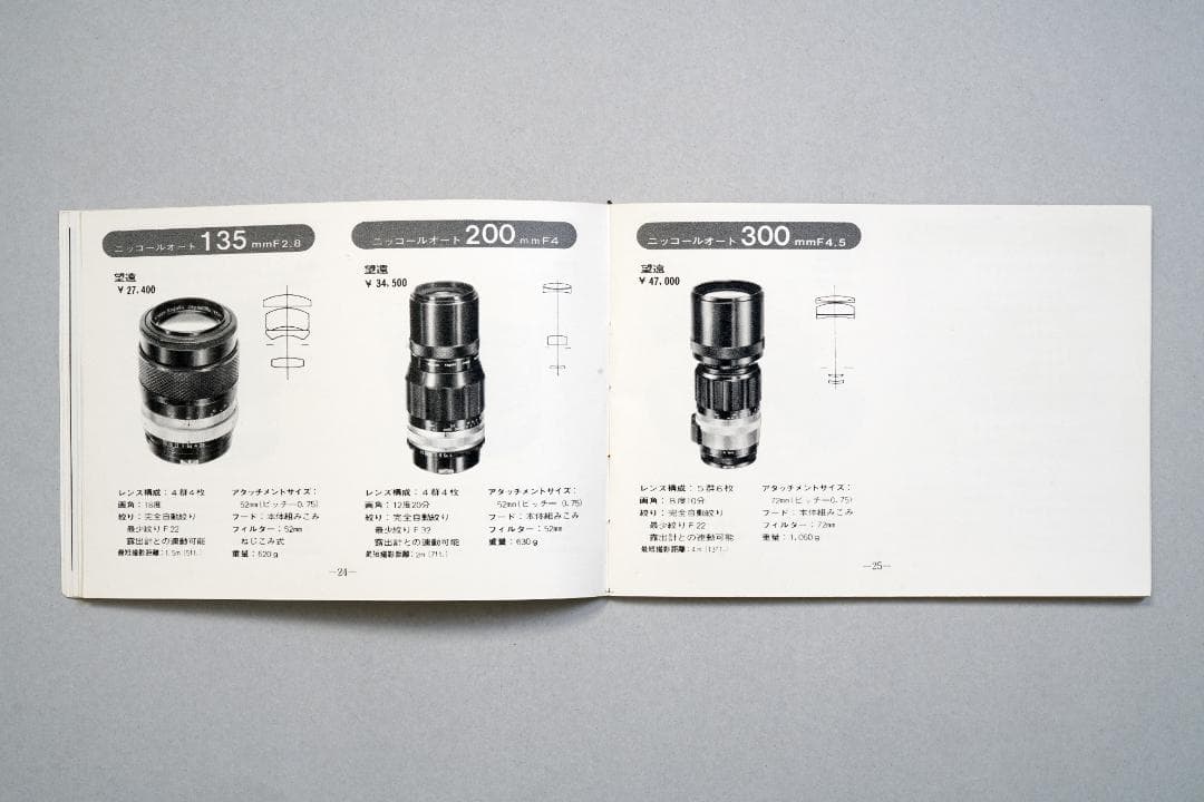 ニコン　カメラガイド　1970年8月1日　カメラ関係総合ガイド　超逸品