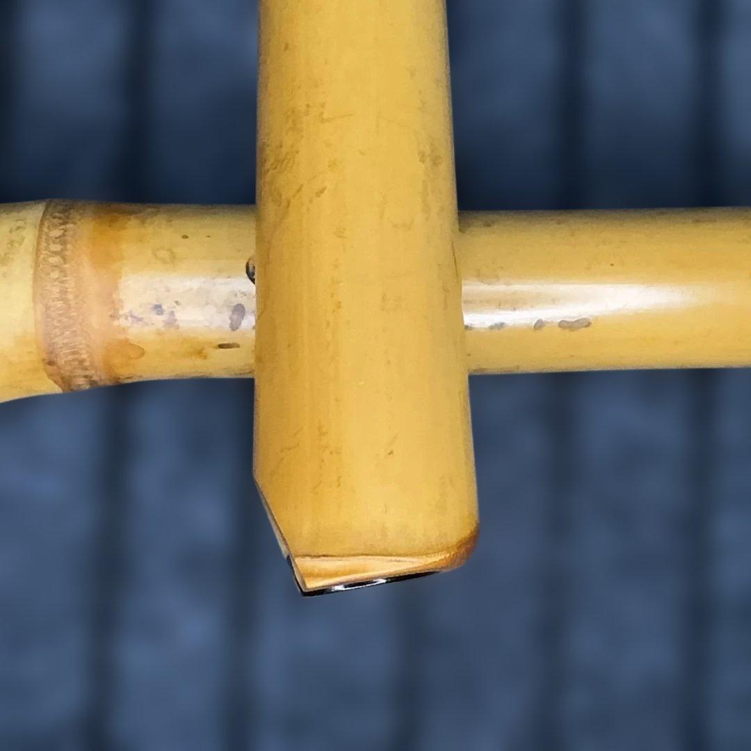 尺八 一尺八寸管 銘有り 三印 本管