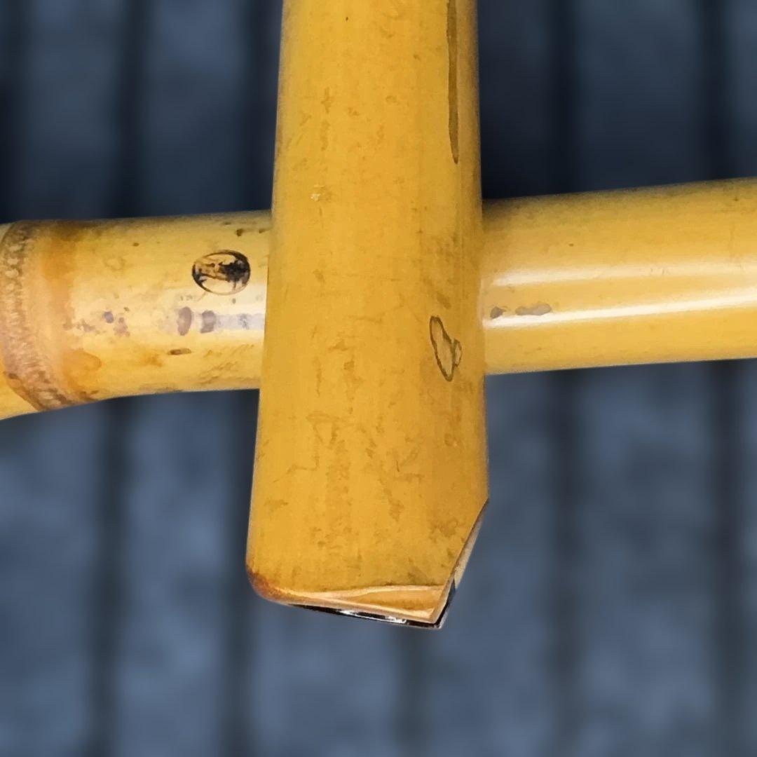 尺八 一尺八寸管 銘有り 三印 本管