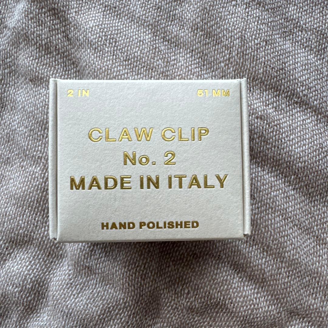 【とも様】UNDO HAIRWARE CLAW CLIP No. 2 ホワイト