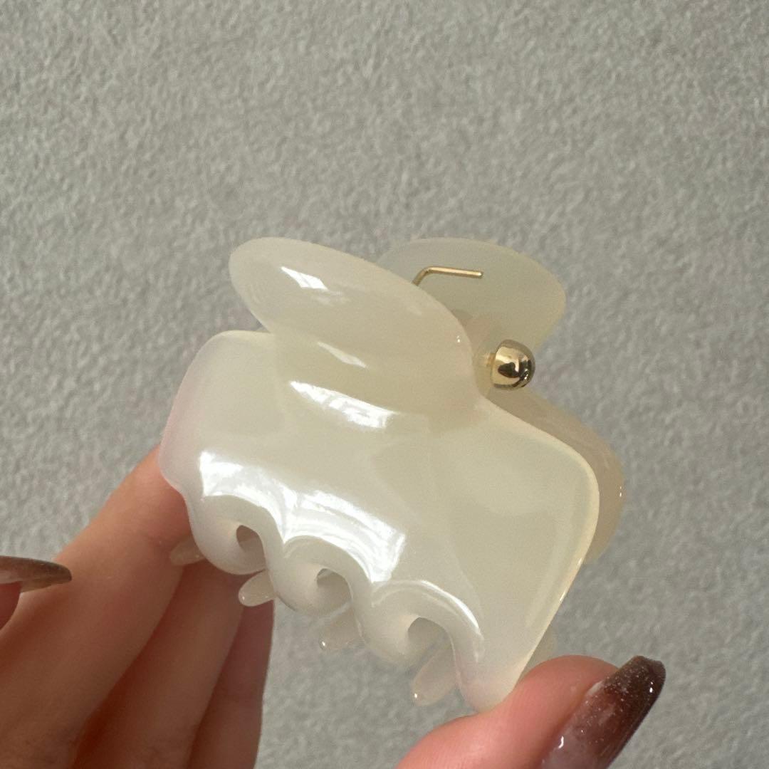 【とも様】UNDO HAIRWARE CLAW CLIP No. 2 ホワイト