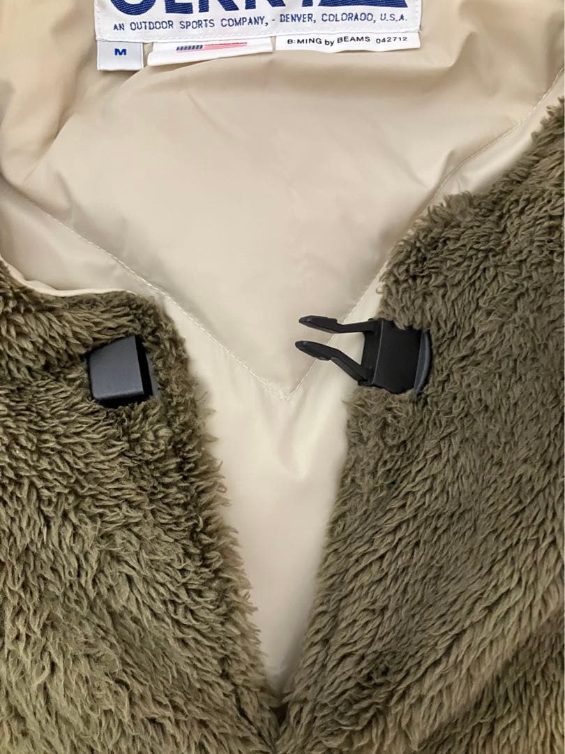 GERRY B：MING by BEAMS別注　ノーカラーダウンジャケット